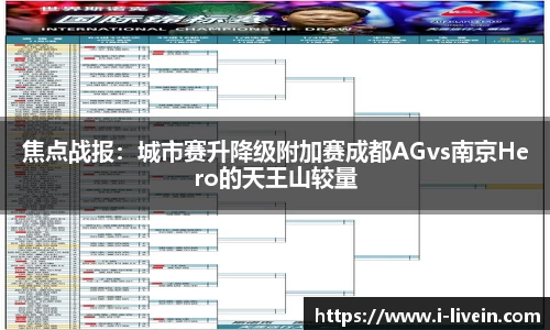 焦点战报：城市赛升降级附加赛成都AGvs南京Hero的天王山较量